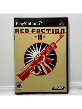 Red Faction II Sony PlayStation 2 PS2 Complete CIB Black Label